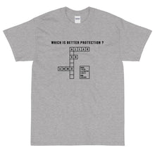 Load image into Gallery viewer, Allah or Ammo Crossword Short Sleeve T-shirt Black (Big & Tall)