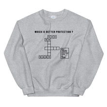 Load image into Gallery viewer, God or Guns Crossword Sweatshirt (Black) - God or Guns