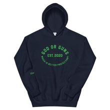 Load image into Gallery viewer, God or Guns Circle Sweatshirt (Green) - God or Guns