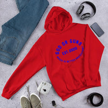 Load image into Gallery viewer, God or Guns Ring Hoodie (Blue)