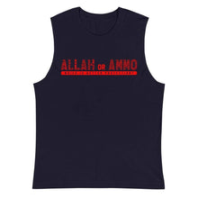 Load image into Gallery viewer, Allah or Ammo Muscle Shirt (Red) - God or Guns
