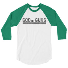 Load image into Gallery viewer, God or Guns Baseball Shirt