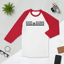 Load image into Gallery viewer, God or Guns Baseball Shirt