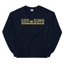 Load image into Gallery viewer, God or Guns Sweatshirt (Gold)