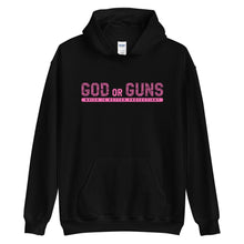 Load image into Gallery viewer, God or Guns Hoodie (Pink)