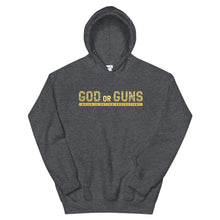 Load image into Gallery viewer, God or Guns Hoodie (Gold)