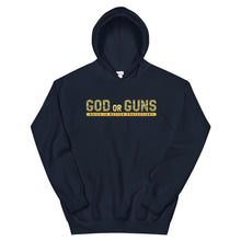 Load image into Gallery viewer, God or Guns Hoodie (Gold)