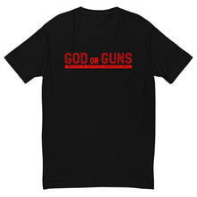 Load image into Gallery viewer, God or Guns Short Sleeve T-shirt (Red)
