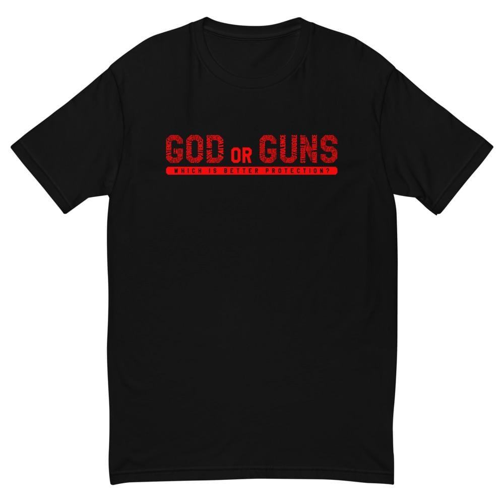 God or Guns Short Sleeve T-shirt (Red)