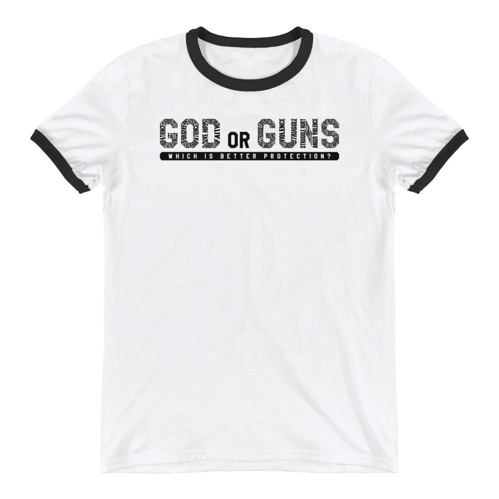 God or Guns Ringer T-shirt
