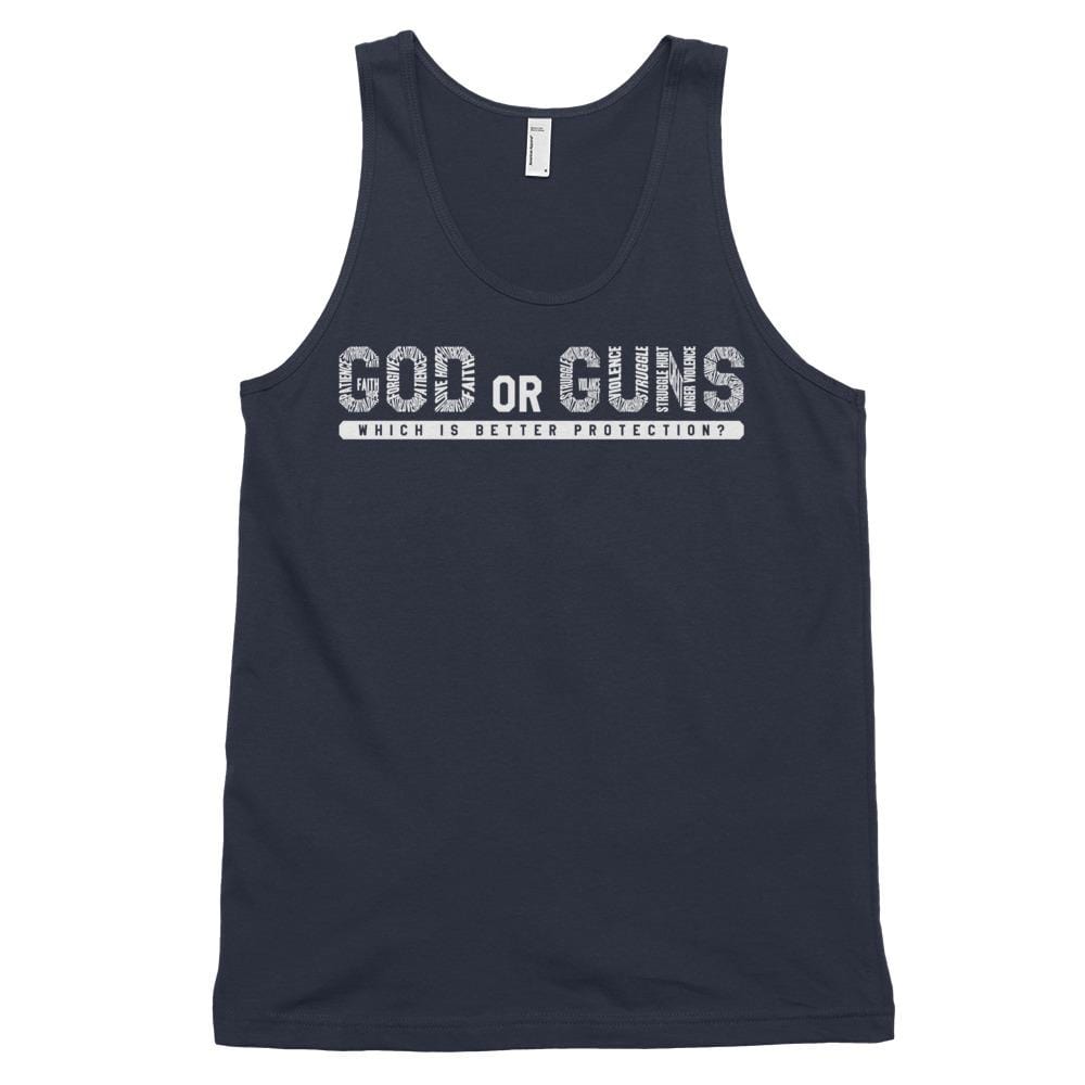 God or Guns tank top (White Words) - God or Guns