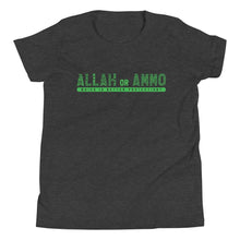 Load image into Gallery viewer, Allah or Ammo KIDS T-Shirt (Green Words)

