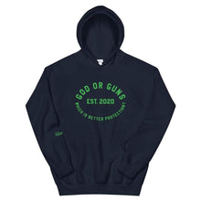Load image into Gallery viewer, God or Guns Circle Sweatshirt (Green) - God or Guns
