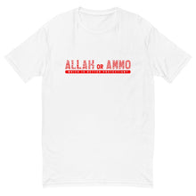 Load image into Gallery viewer, Allah or Ammo Short Sleeve T-shirt (Red)
