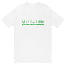 Load image into Gallery viewer, Allah or Ammo Short Sleeve T-shirt (Green)
