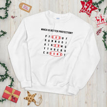 Load image into Gallery viewer, God or Guns Word Search Sweatshirt
