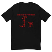 Load image into Gallery viewer, God or Guns Crossword Short Sleeve T-shirt (Red) - God or Guns
