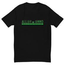 Load image into Gallery viewer, Allah or Ammo Short Sleeve T-shirt (Green)
