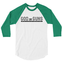Load image into Gallery viewer, God or Guns Baseball Shirt
