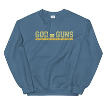 Load image into Gallery viewer, God or Guns Sweatshirt (Gold)
