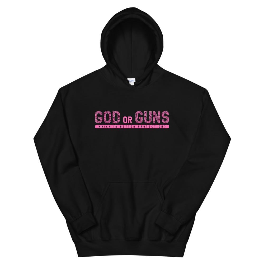 God or Guns Hoodie (Pink)