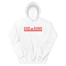 Load image into Gallery viewer, God or Guns Hoodie (Red)
