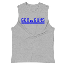 Load image into Gallery viewer, God or Guns Muscle Shirt
