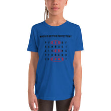 Load image into Gallery viewer, God or Guns Word Search Short Sleeve T-Shirt
