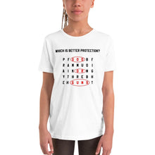 Load image into Gallery viewer, God or Guns Word Search Short Sleeve T-Shirt
